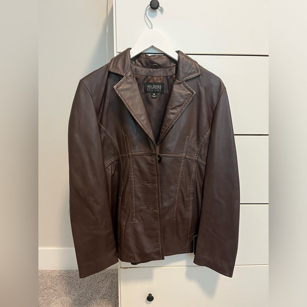 Wilsons Leather Vintage Women's Brown Leather Jacket - Size M